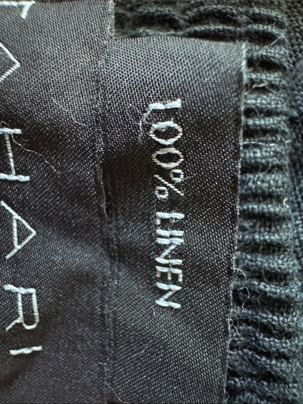 Tahari Wide Leg Cropped Pants in Charcoal - Picture 3 of 4